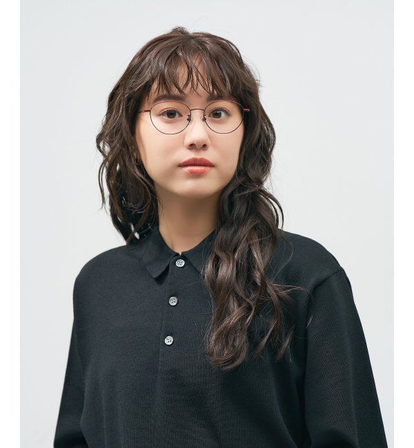  「ボストン型 メガネ 軽量｜メタルフレーム｜伊達メガネ 度付きメガネ｜大人可愛い｜Zoff｜ レンズ交換券付」|メガネ|