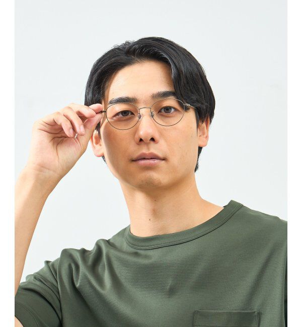  「ボストン型 メガネ 軽量｜メタルフレーム｜伊達メガネ 度付きメガネ｜大人可愛い｜Zoff｜ レンズ交換券付」|メガネ|