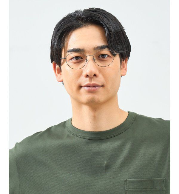  「ボストン型 メガネ 軽量｜メタルフレーム｜伊達メガネ 度付きメガネ｜大人可愛い｜Zoff｜ レンズ交換券付」|メガネ|