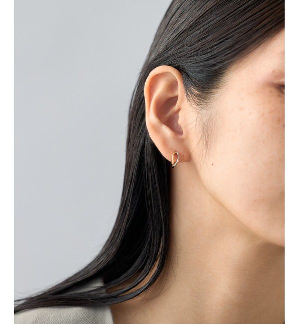 Jouete「[スナップピアス] ダブルライン コンビカラー」|ピアス|