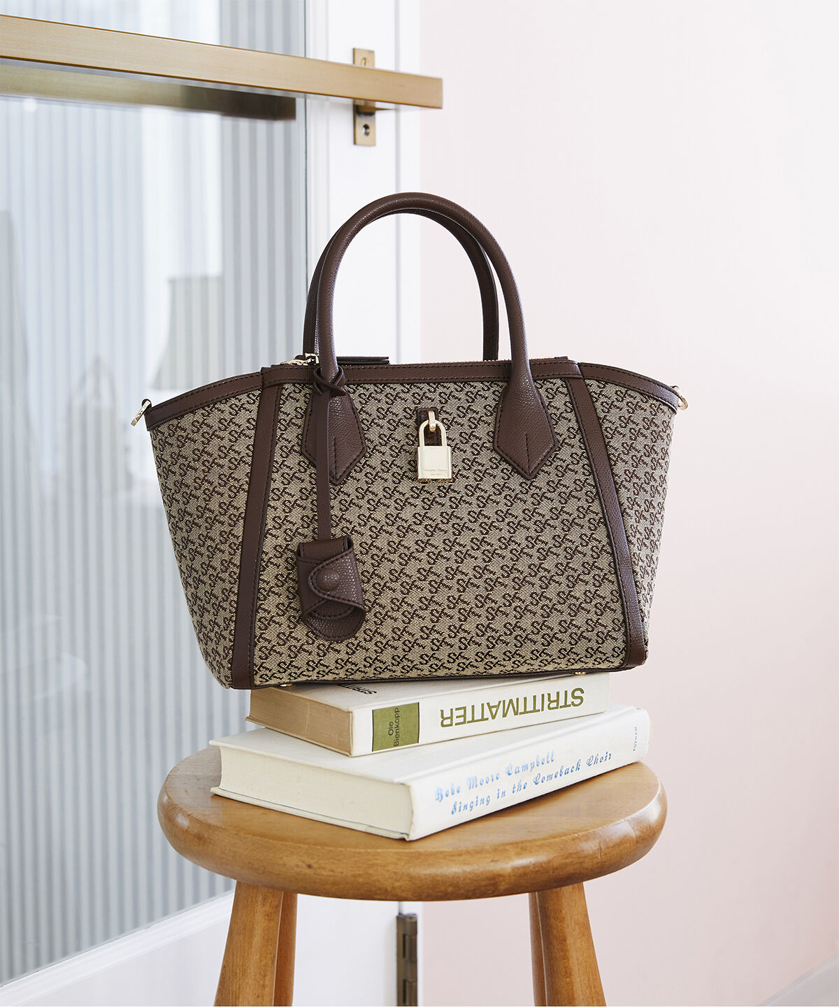 Samantha Thavasa「ST Jacquard サマンサアゼル」|ハンドバッグ|