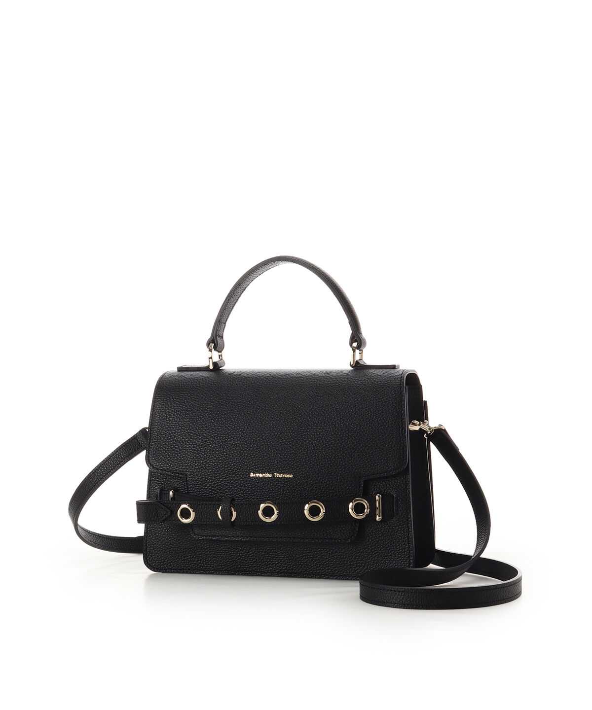 Samantha Thavasa「ベルトデザインフラップワンハンドルバッグ」|ハンドバッグ|