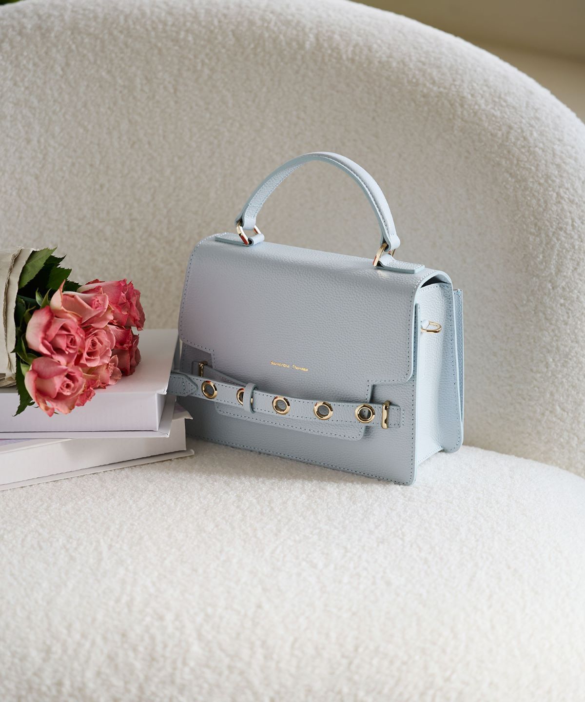 Samantha Thavasa「ベルトデザインフラップワンハンドルバッグ」|ハンドバッグ|