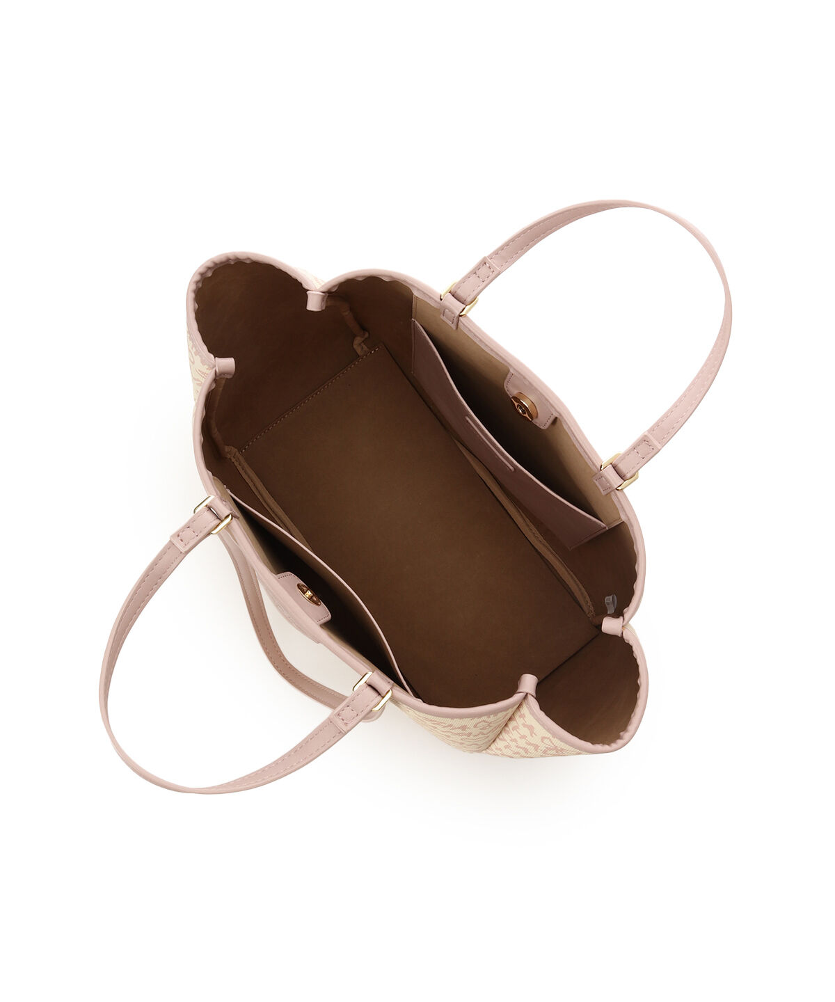 Samantha Thavasa「スクリッタ柄キャンバスデザイン合皮トートバッグ[Revival Collection]」|トートバッグ|