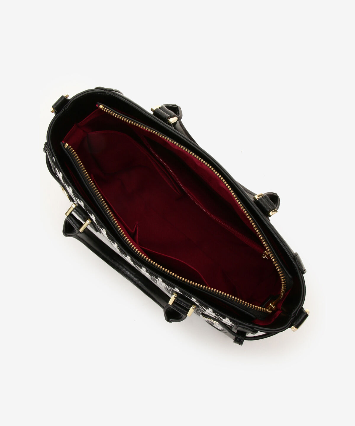 Samantha Vega「千鳥格子ベルト金具ハンドバッグ」|ハンドバッグ|