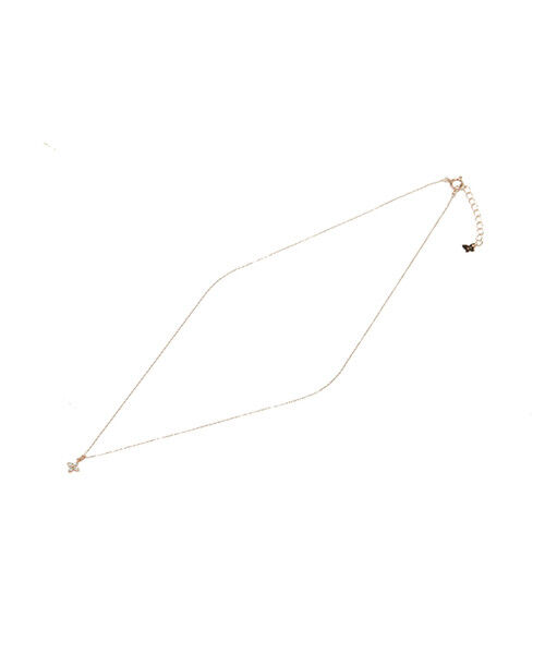 SAMANTHA SILVA「K10 PG ダイヤモンド フラワー ネックレス」|ネックレス|