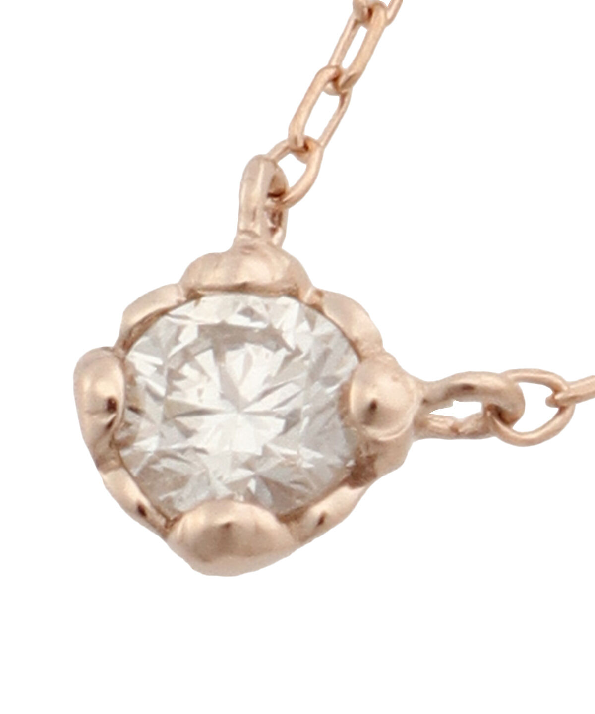 Samantha Tiara「K18 SPG 一粒ダイヤモンドネックレス(中)」|ネックレス|