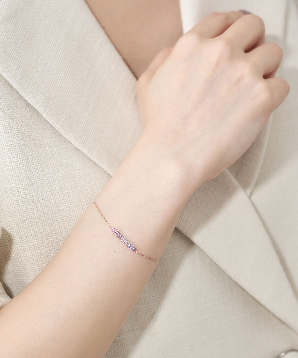 Samantha Tiara「フラワーモチーフバンド ブレスレット」|ブレスレット・バングル|