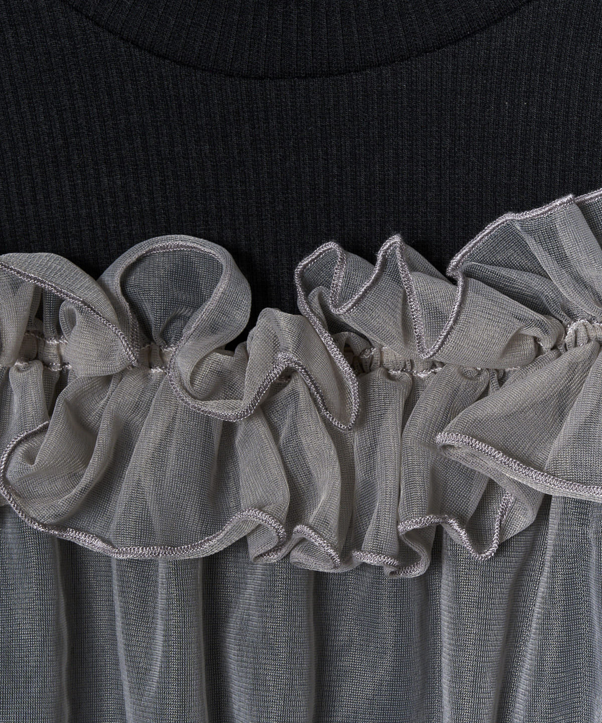 REDYAZEL「チュールドッキングニット」|シャツ・ブラウス|