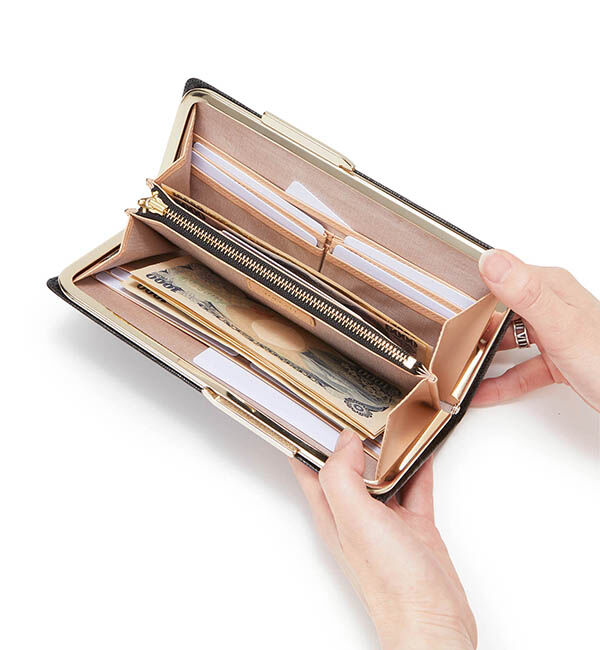 TOPKAPI 「LUCIA[ルチア]イタリアンレザー・リザード型押し・がま口長財布」|財布|