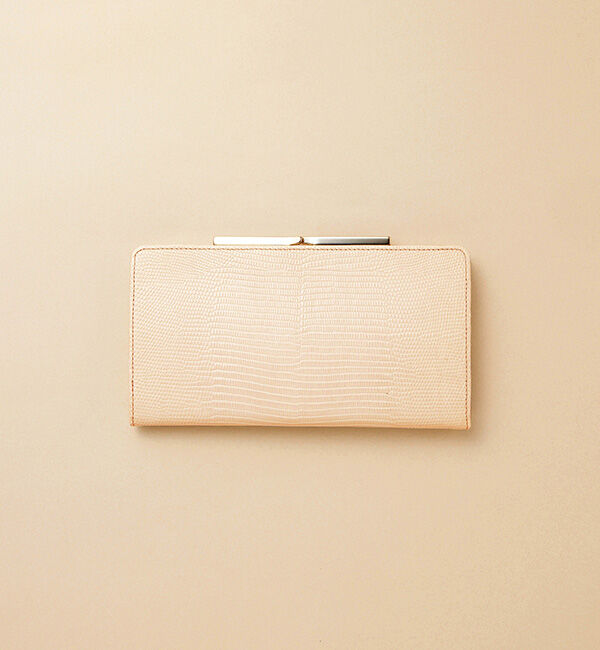 TOPKAPI 「LUCIA[ルチア]イタリアンレザー・リザード型押し・がま口長財布」|財布|