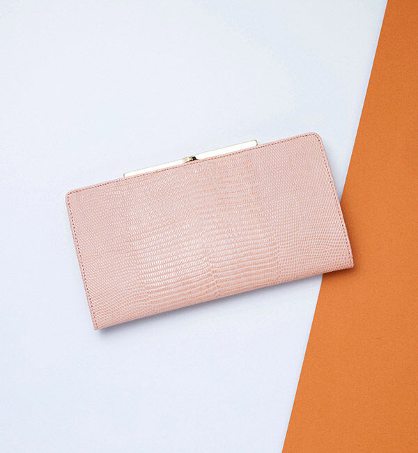 TOPKAPI 「LUCIA[ルチア]イタリアンレザー・リザード型押し・がま口長財布」|財布|