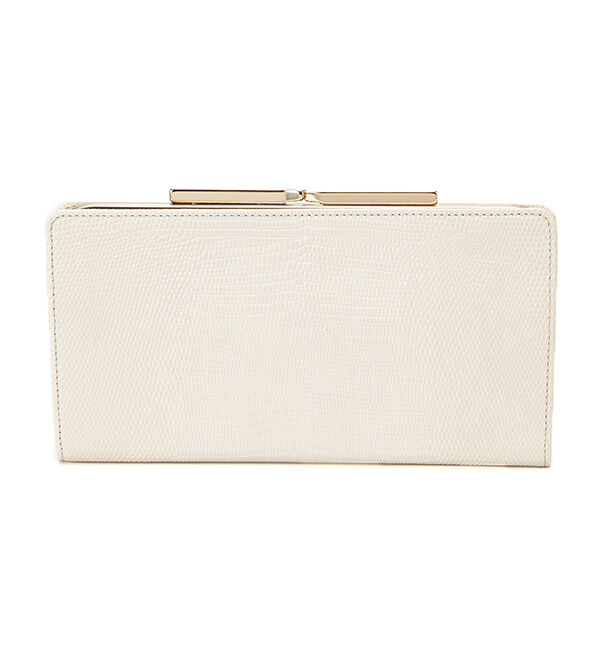 TOPKAPI 「LUCIA[ルチア]イタリアンレザー・リザード型押し・がま口長財布」|財布|