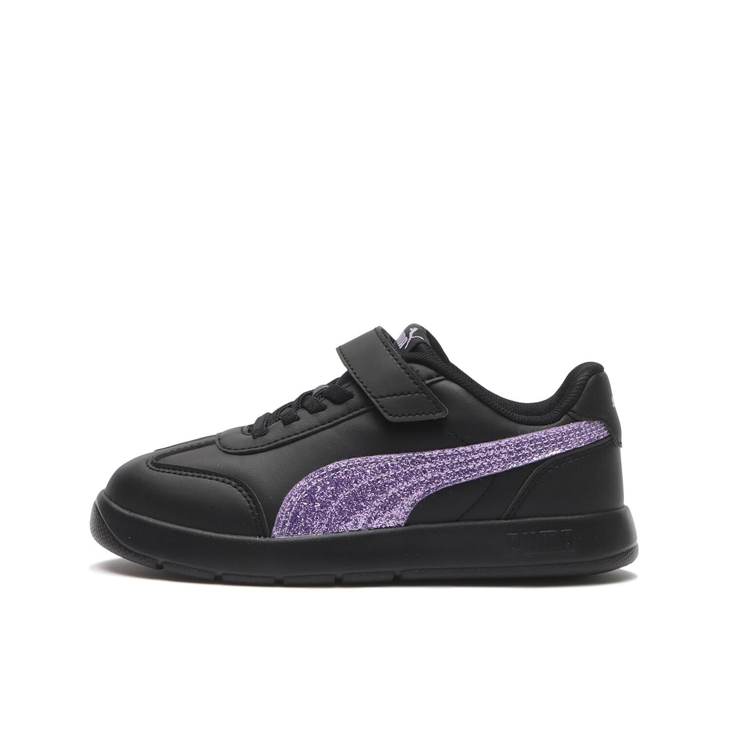 PUMA「【PUMA】17-21 COURTFLEX V3 T2 GL AC+PS」|スニーカー|ブラック