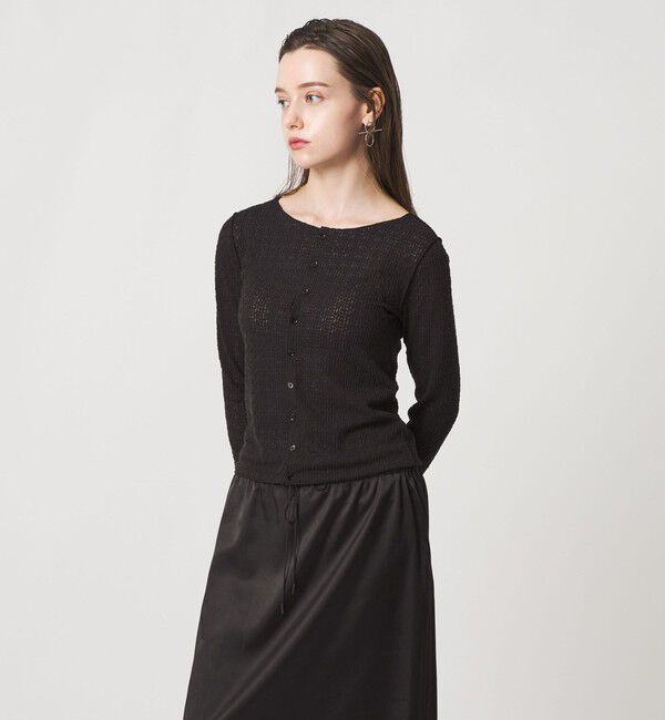 ASTRAET「＜ASTRAET＞レース カットソーカーディガン」|カーディガン|