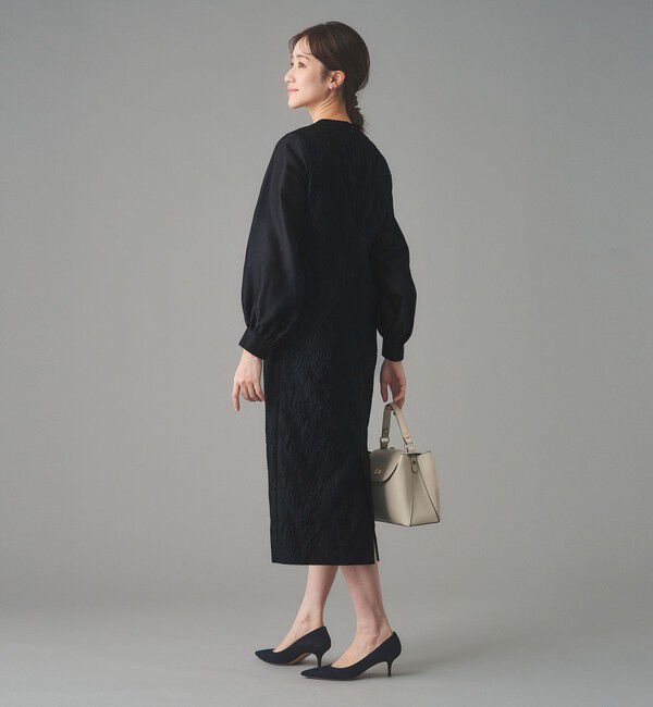 UNITED ARROWS「GISHA 2トーン ジャガード ワンピース」|ワンピース|