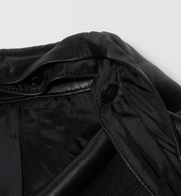 AEWEN MATOPH「＜AEWEN MATOPH＞フードラムレザーブルゾン ‐2WAY‐」|その他|