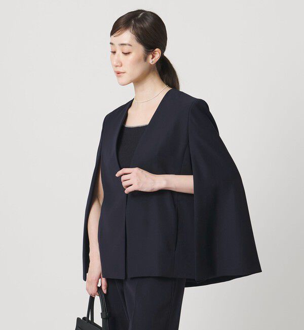 UNITED ARROWS「ケープ ノーカラージャケット」|ノーカラージャケット|