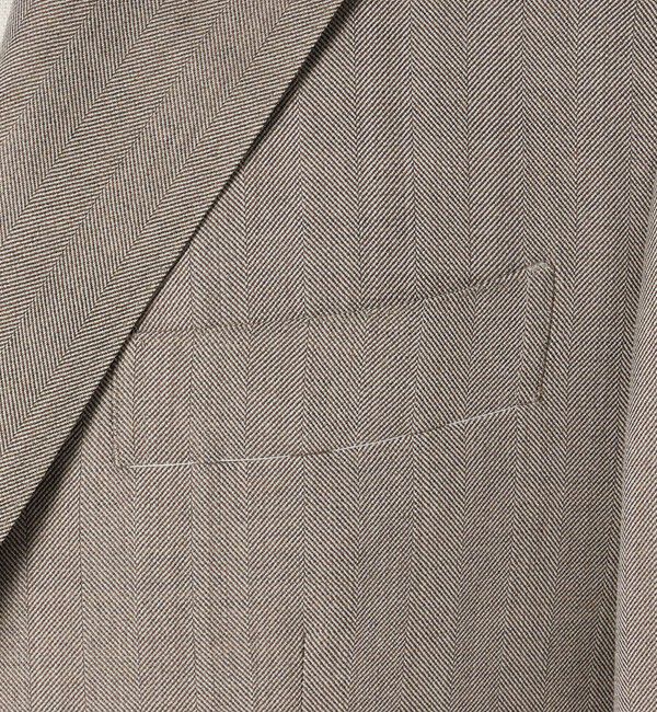 UNITED ARROWS「Vitale Barberis Canonico ヘリンボーン シングル 3ボタン スーツ MC-MODEL 撥水」|スーツ|