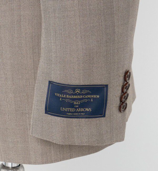 UNITED ARROWS「Vitale Barberis Canonico ヘリンボーン シングル 3ボタン スーツ MC-MODEL 撥水」|スーツ|