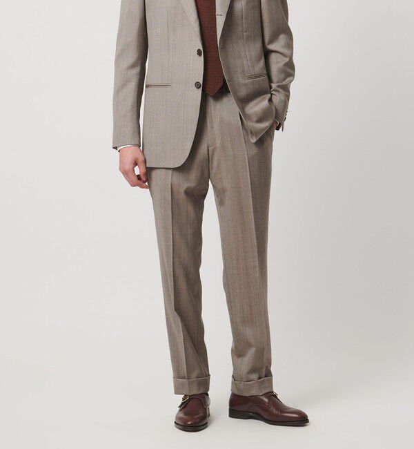 UNITED ARROWS「Vitale Barberis Canonico ヘリンボーン シングル 3ボタン スーツ MC-MODEL 撥水」|スーツ|