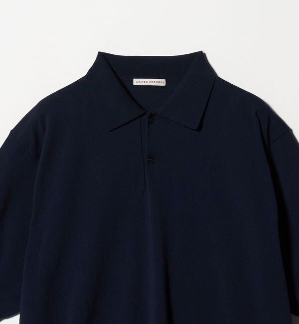 UNITED ARROWS「ショートスリーブ ニットポロシャツ UA COZY ウォッシャブル 抗菌防臭」|ポロシャツ|