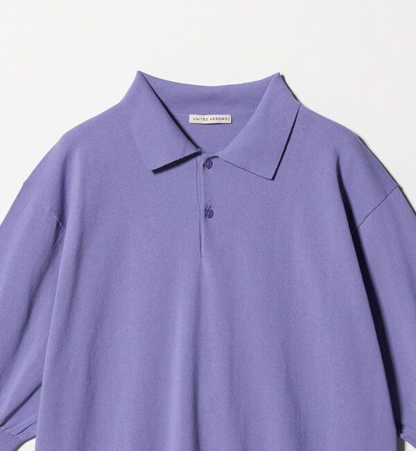 UNITED ARROWS「ショートスリーブ ニットポロシャツ UA COZY ウォッシャブル 抗菌防臭」|ポロシャツ|