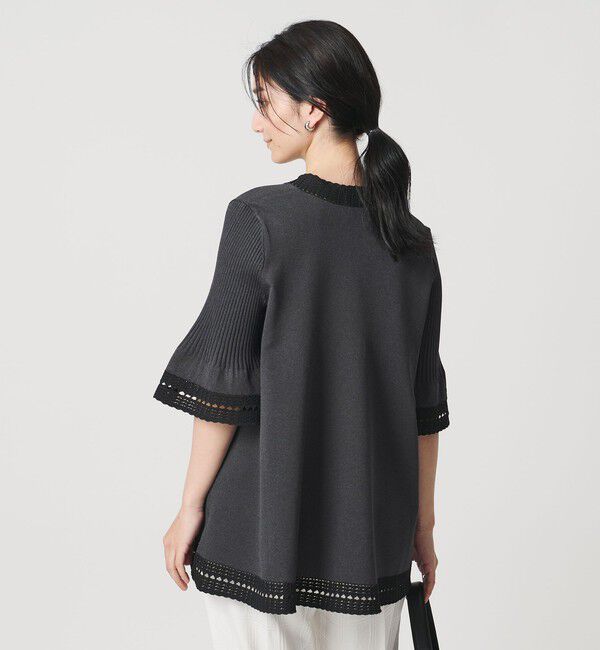 UNITED ARROWS「Vネック ニットチュニック 」|ニット・セーター|