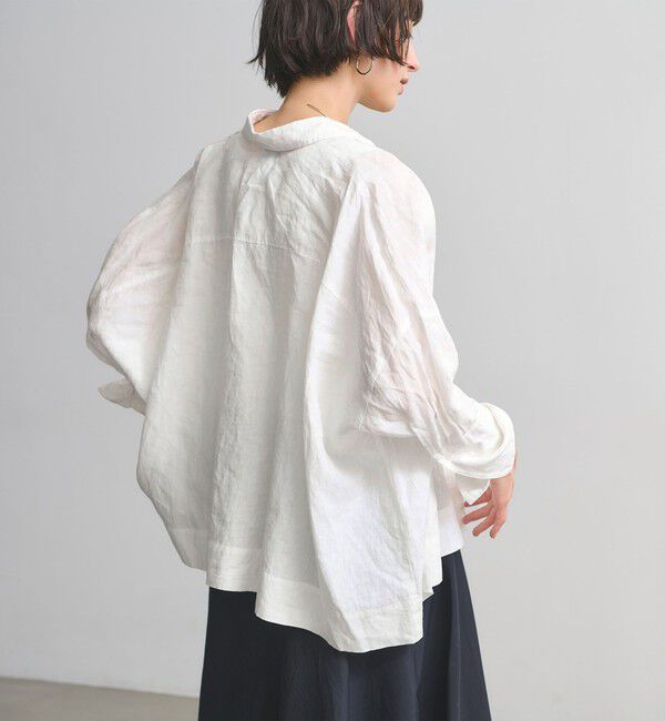 UNITED ARROWS「リネン ドルマン シャツ ‐ウォッシャブル‐」|シャツ・ブラウス|