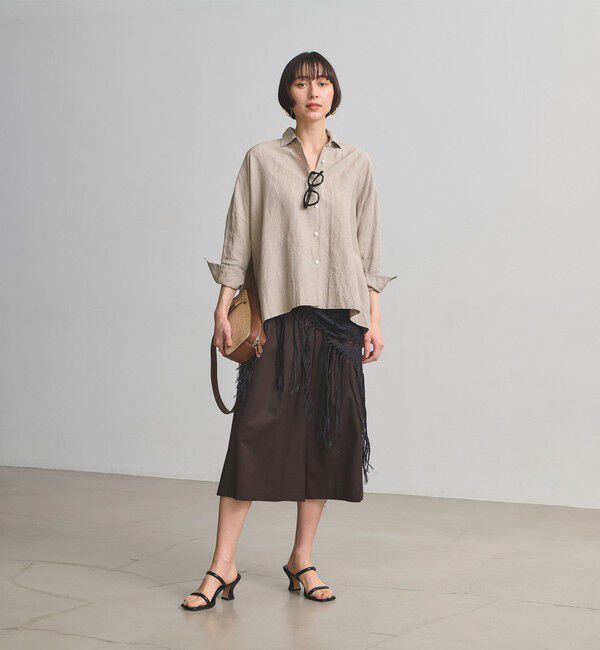 UNITED ARROWS「リネン ドルマン シャツ ‐ウォッシャブル‐」|シャツ・ブラウス|