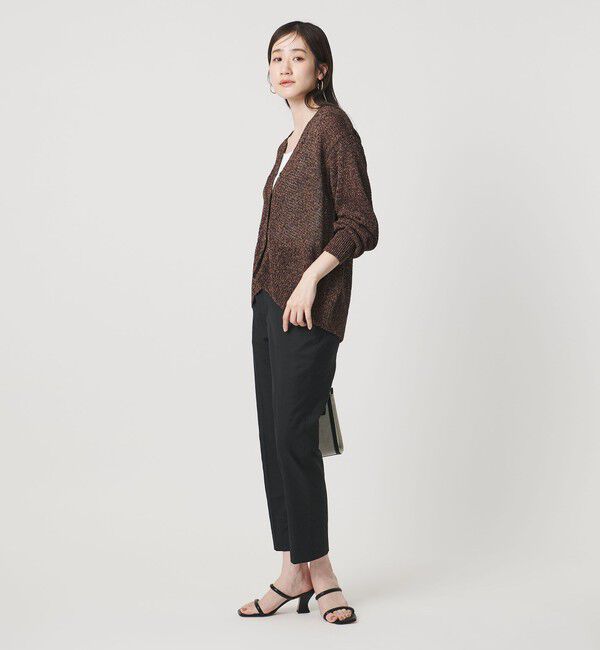 UNITED ARROWS「ペーパー Vネック カーディガン」|カーディガン|