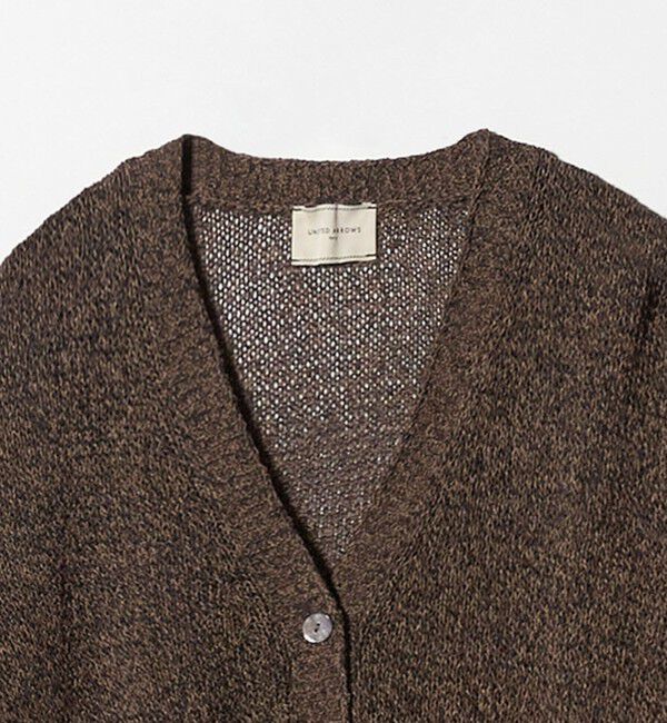 UNITED ARROWS「ペーパー Vネック カーディガン」|カーディガン|