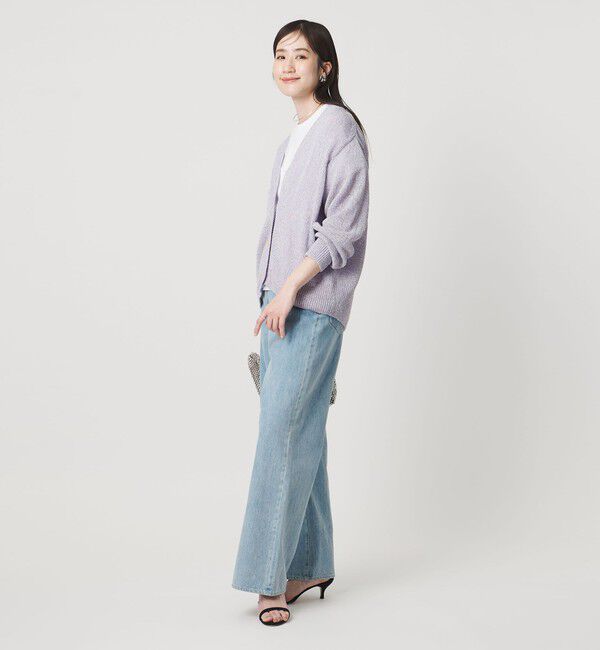 UNITED ARROWS「ペーパー Vネック カーディガン」|カーディガン|