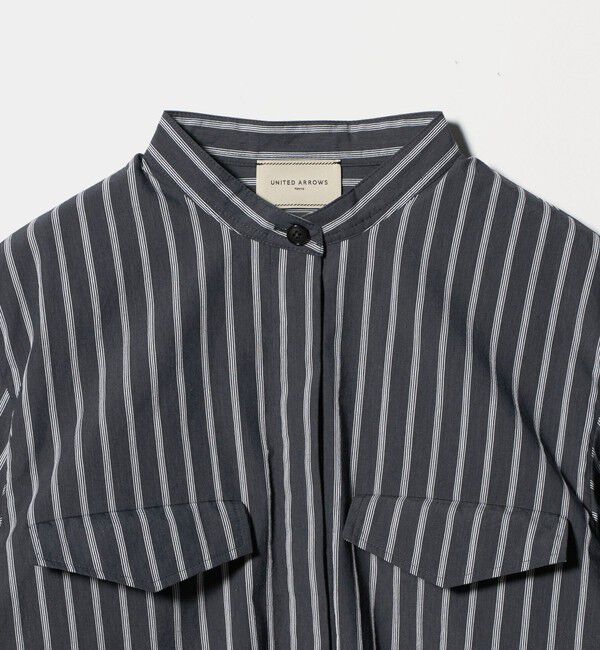 UNITED ARROWS「NALYA バンドカラー シャツ」|シャツ・ブラウス|