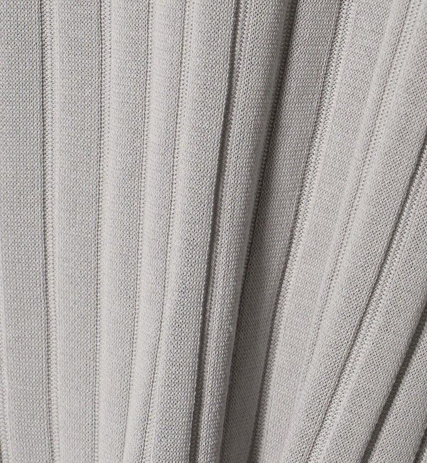 UNITED ARROWS「シャーリーカーン ワイドリブ ニットポロシャツ」|ポロシャツ|