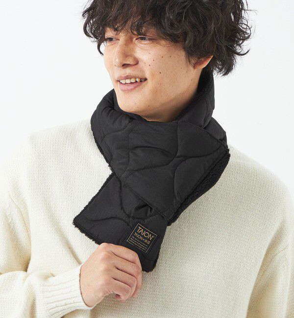 UNITED ARROWS green label relaxing「＜TAION＞ミリタリー リバーシブル ダウンマフラー」|マフラー|