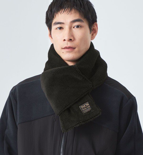 UNITED ARROWS green label relaxing「＜TAION＞ミリタリー リバーシブル ダウンマフラー」|マフラー|