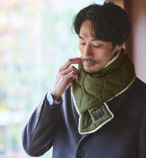 UNITED ARROWS green label relaxing「＜TAION＞ミリタリー リバーシブル ダウンマフラー」|マフラー|KELLY