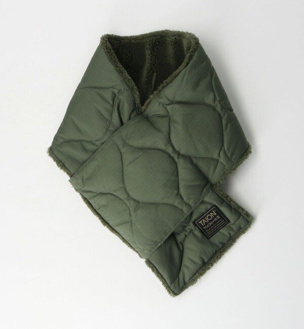 UNITED ARROWS green label relaxing「＜TAION＞ミリタリー リバーシブル ダウンマフラー」|マフラー|