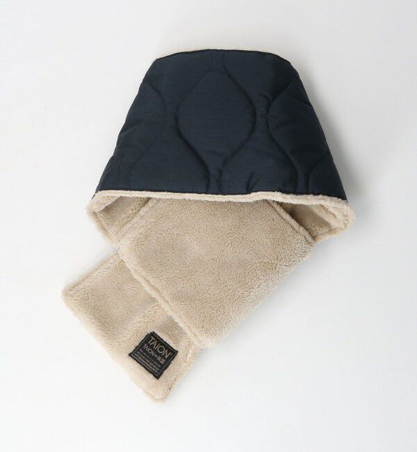 UNITED ARROWS green label relaxing「＜TAION＞ミリタリー リバーシブル ダウンマフラー」|マフラー|