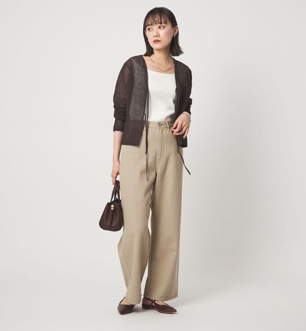 UNITED ARROWS green label relaxing「［size SHORT/TALLあり］ワイド デニム パンツ」|デニム|