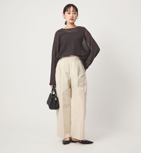 UNITED ARROWS green label relaxing「FAbRICA 2タック ワイド パンツ」|チノ|