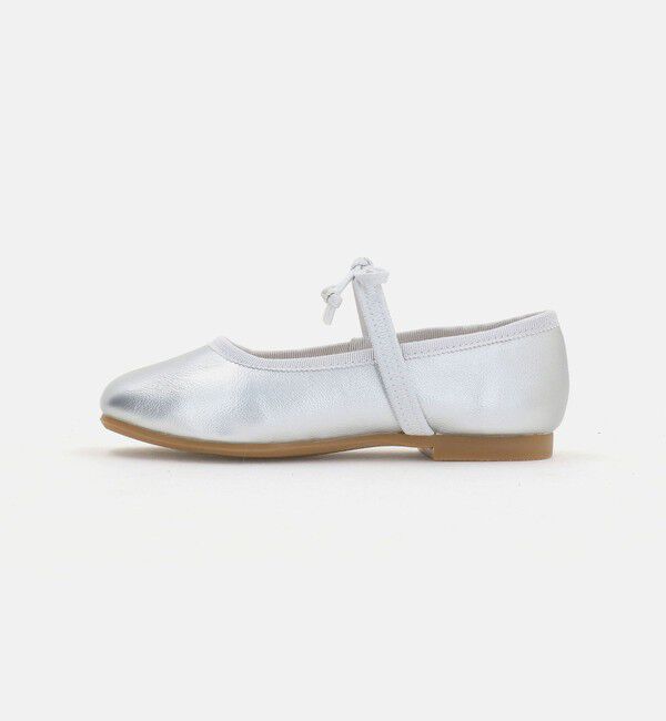 UNITED ARROWS green label relaxing「スクエアリボン フラットシューズ / キッズ  17cm-23cm」|バレエシューズ|