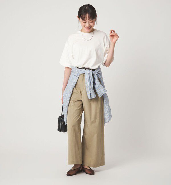 UNITED ARROWS green label relaxing「ギャザースリーブ プルオーバー カットソー」|Tシャツ・カットソー|