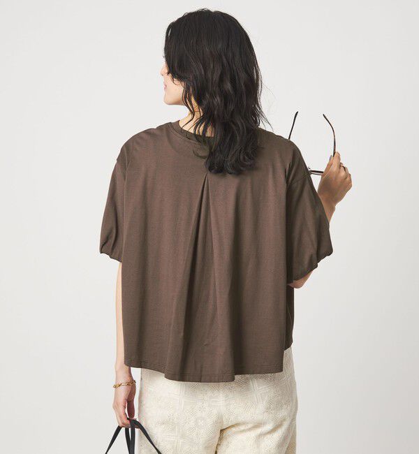 UNITED ARROWS green label relaxing「ギャザースリーブ プルオーバー カットソー」|Tシャツ・カットソー|