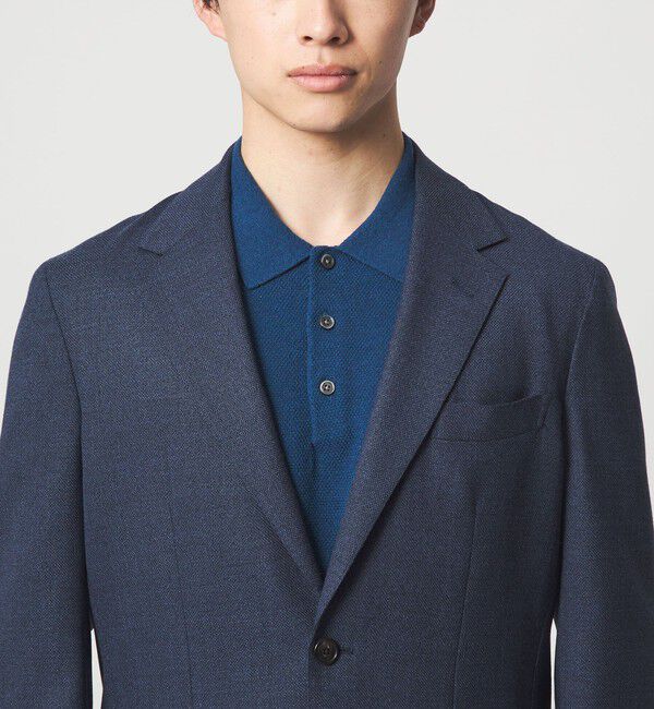 UNITED ARROWS green label relaxing「REDA MESH 無地 2B RG ジャケット」|テーラードジャケット|