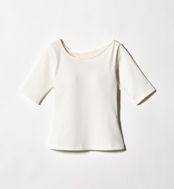 UNITED ARROWS green label relaxing「カップデザインネックTシャツ」|Tシャツ・カットソー|OFF WHITE