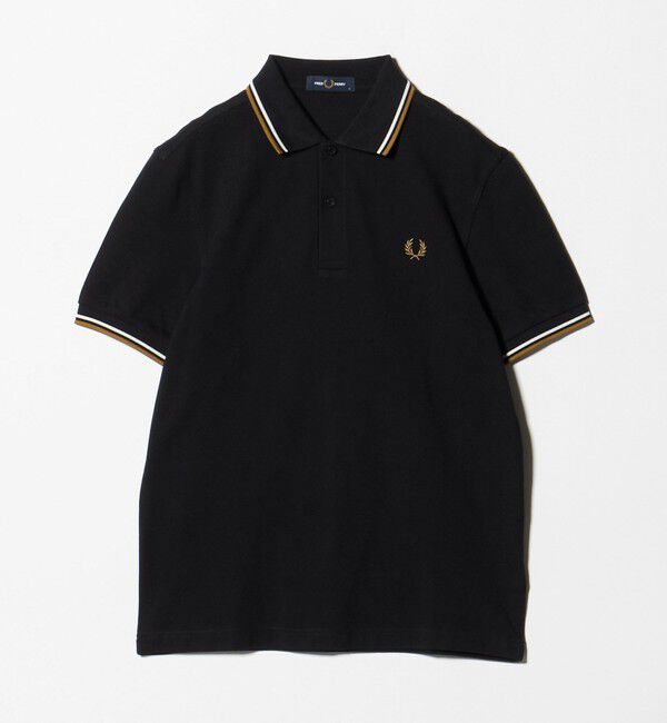 UNITED ARROWS green label relaxing「＜FRED PERRY＞ツインティップ ポロシャツ」|ポロシャツ|BLACK