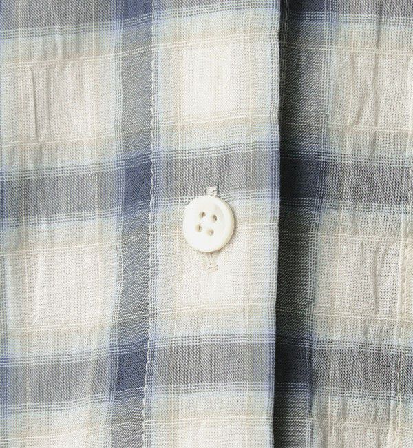 UNITED ARROWS green label relaxing「【WEB限定】＜at ease＞フード チェック シャツ」|シャツ・ブラウス|