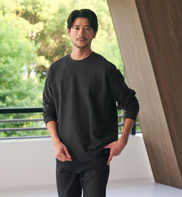 BEAUTY&YOUTH UNITED ARROWS「【WEB限定 WARDROBE SMART】エアリー カノコ  カットソー 【抗菌・防臭】」|Tシャツ・カットソー|